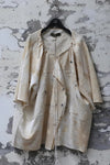 Mutedance Loose Drawstring V-Neck Top Series MD-MD24SS90-LUO Nude PM125